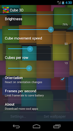 Cube 3D Live Wallpaper poster 3