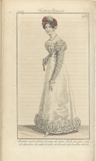 Journal des Dames et des Modes, editie Frankfurt 14 Avril 1822, Costumes Parisiens (16)