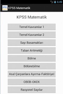 KPSS Matematik