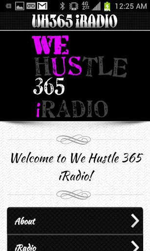 The WeHustle365 iRadio App