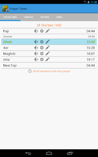 Prayer Times & Qibla Screenshots 0