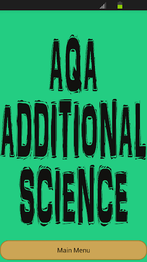 GCSE Additional Science - AQA