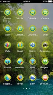 Lastest Sunshine C Launcher Theme APK for PC