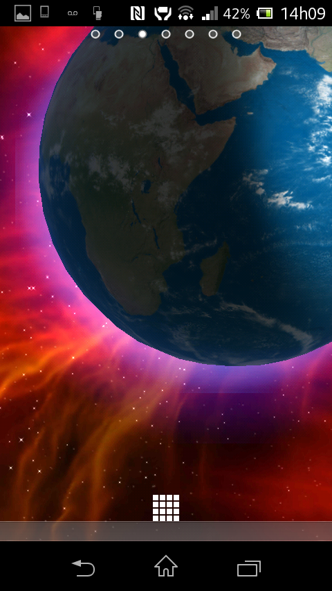 Earth 3D HD Live Wallpaper Screen 3