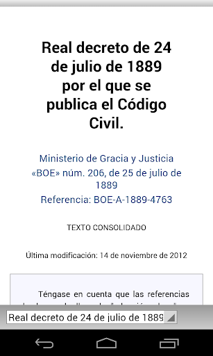 Código Civil Español