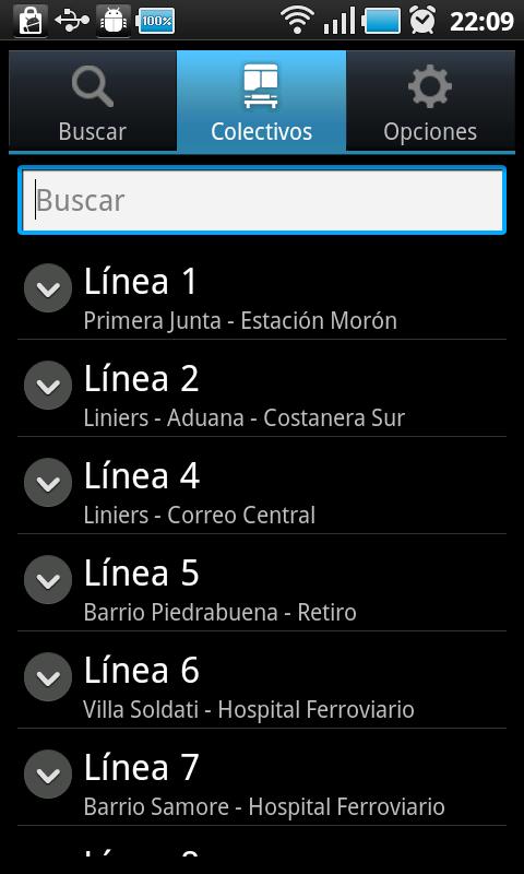 Bondis Buenos Aires Bus Guide Screen 3