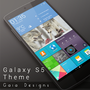 Galaxy S5 look Theme 個人化 App LOGO-APP開箱王