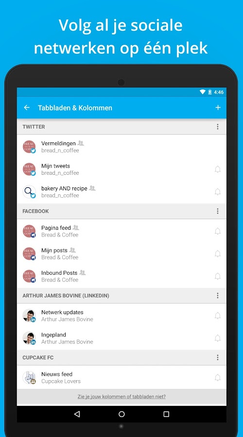   Hootsuite voor Twitter & Instagram: screenshot 