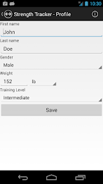 Strength Tracker poster 2