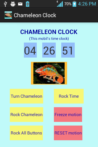 Chameleon Clock