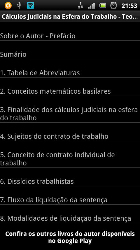 Cálculo Judicial Trabalhista Screen 2