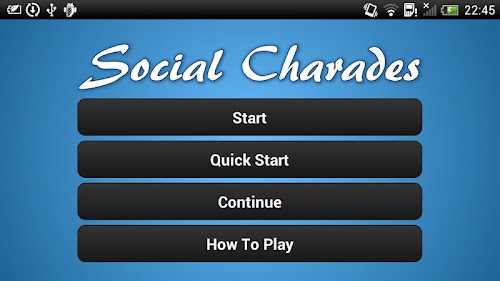 Android application Social Charades App (free) screenshort