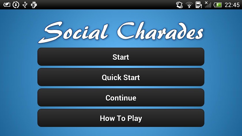 Social Charades App (free) Screen 1