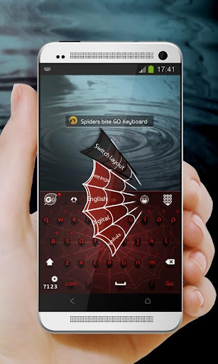 【免費個人化App】蜘蛛咬 GO Keyboard Theme-APP點子