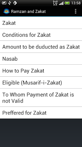 Ramzan and Zakat