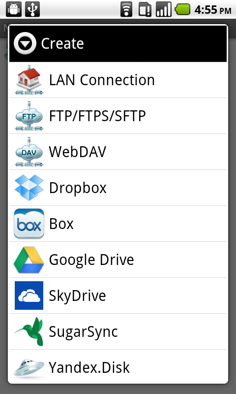 File Manager (Explorer) - screenshot