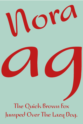 Android application ITC Nora FlipFont screenshort