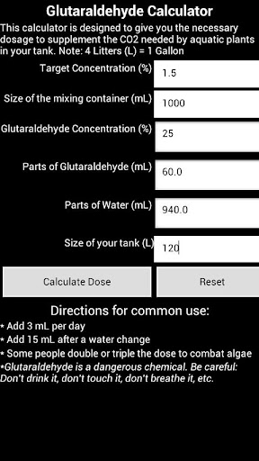 【免費工具App】Glutaraldehyde Calculator-APP點子