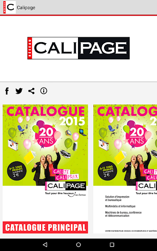 Calipage - Catalogue 2015