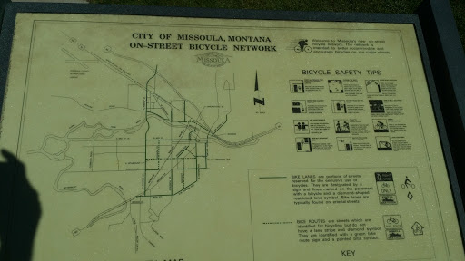 Missoula On - Street Bicycle Network