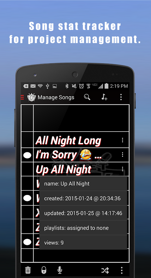 Write Songs - screenshot