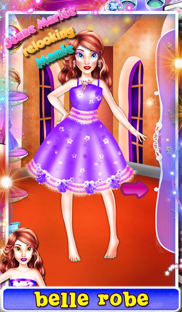 Android application Wedding Bride Makeover Mania screenshort