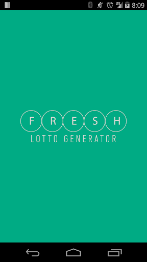 Fresh Lotto Generator