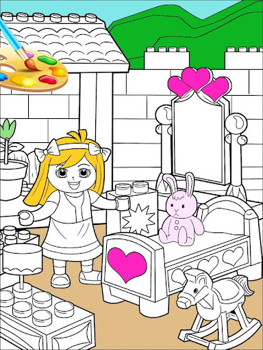 Dora The Lego Coloring