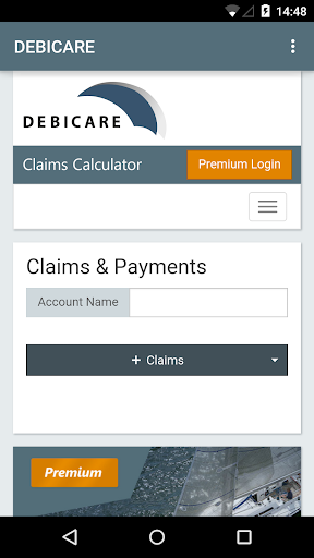 DEBICARE Claims Calculator