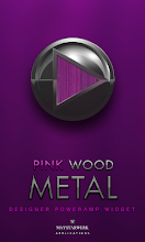 Poweramp Widget Pink Wood Metal APK Download for Android