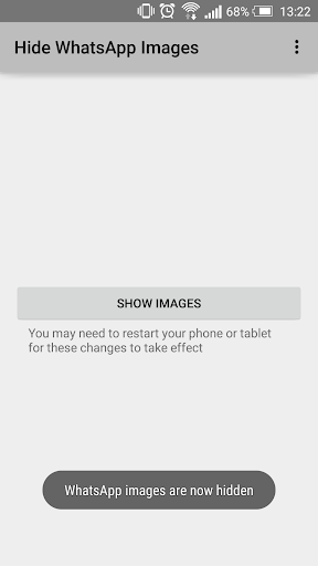 Hide WhatsApp Images