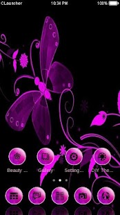 Fly Butterfly C Launcher Theme Screenshots 3