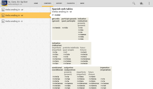 Concise Oxford Spanish Dict Screenshots 4