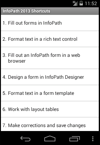 免費下載生產應用APP|Free Lync InfoPath shortcuts app開箱文|APP開箱王