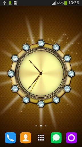 Clock with Jewels LWP