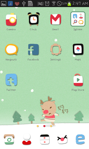 【免費個人化App】Koru Teasing Santa go launcher-APP點子