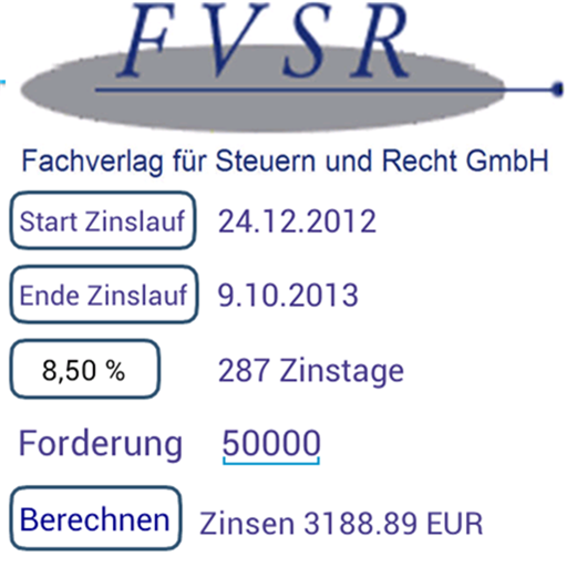 Mahnzinsen Verzugszinsrechner - Android Apps on Google Play