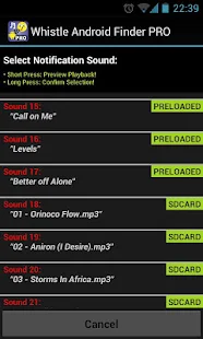 Whistle Android Finder PRO - screenshot thumbnail