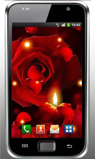 Rose Candle Live Wallpaper