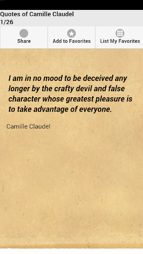 Quotes of Camille Claudel