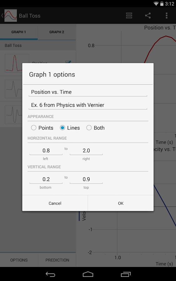 Vernier Graphical Analysis Android Apps on Google Play