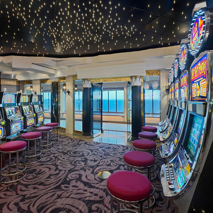 Enjoy a fun evening in the Crystal Casino while on the Crystal Symphony.