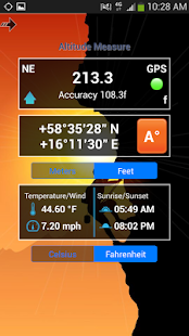 Altimeter GPS Calculator Lite Screenshots 9
