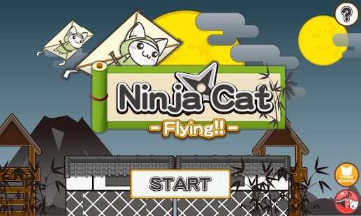 Ninja Cat -Flying -
