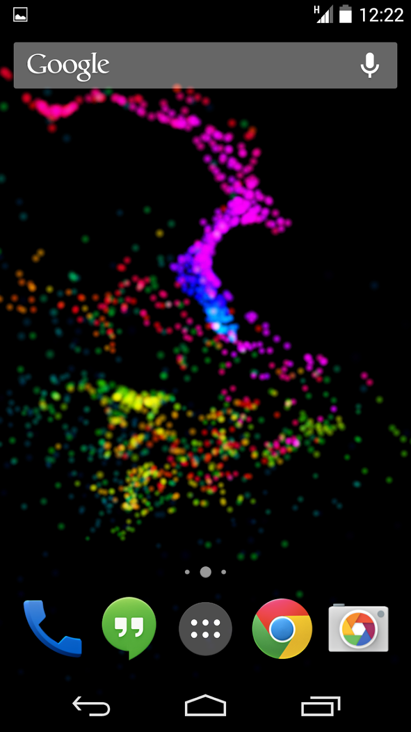 Particles Flux Screen 3