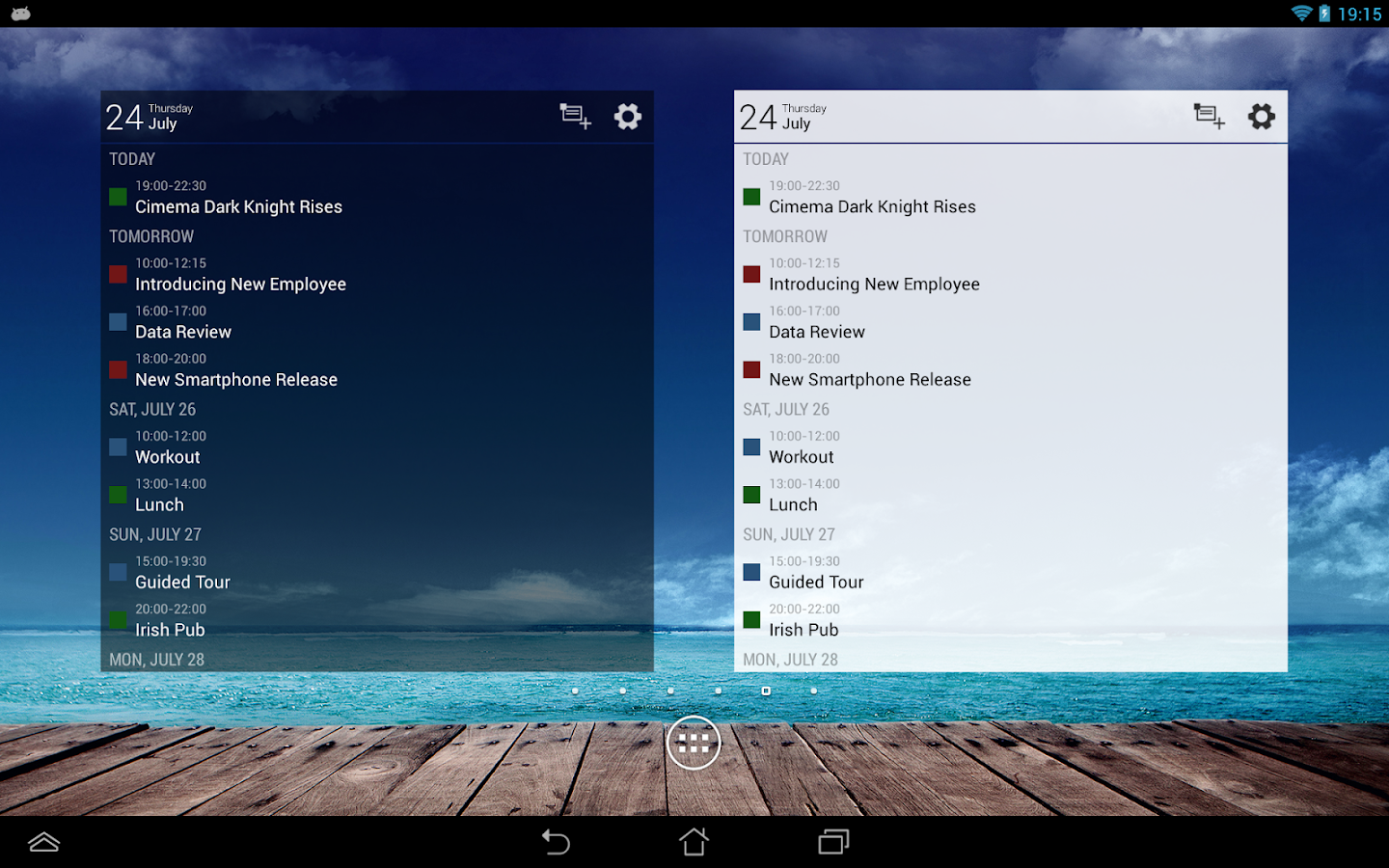 Business Calendar Pro - screenshot
