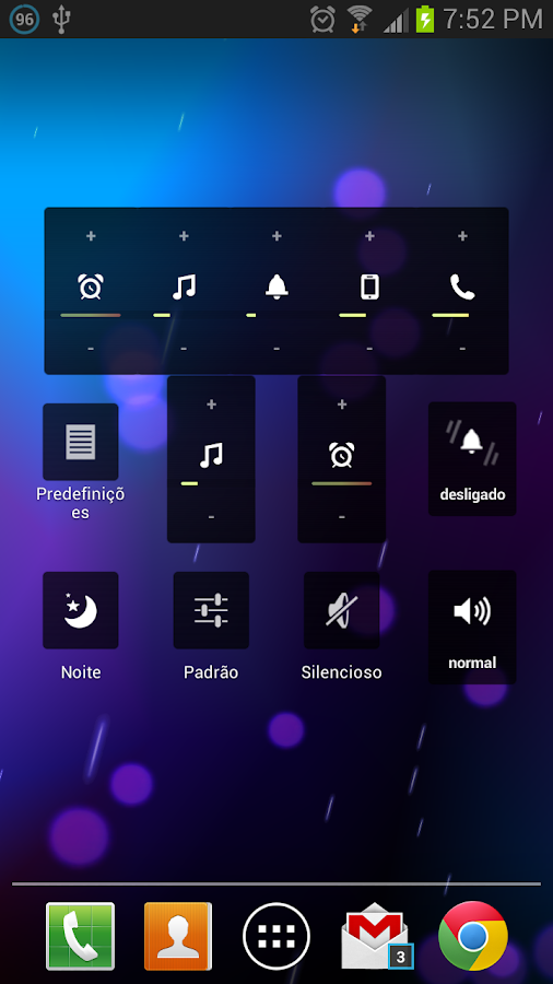 Persist + (controle de volume) - screenshot