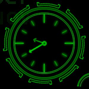 Neon Clock Live wallpaper LOGO-APP點子