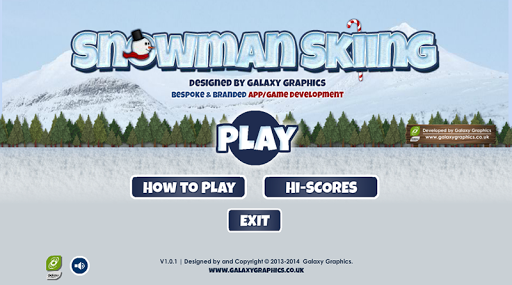 Snowman Skiing