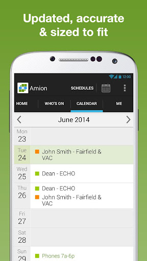 Amion - Physician Calendar